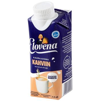 Молоко вівсяне Elovena Баріста без глютену без лактози 250мл - купити, ціни на Восторг - фото 1