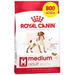 Royal Canin Adult Dry Food for Dogs of Medium Breeds 3.2+800g