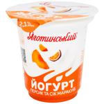 Йогурт Яготинський Персик та сік маракуйї 2,1% 260г