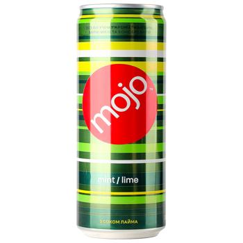 Mojo Mint-Lime Carbonated Drink 0.33l - buy, prices for Epicentr FOOD - photo 1