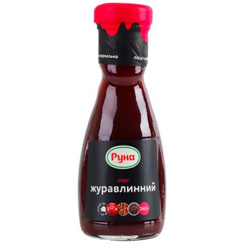 Соус Руна Журавлинний 240г - купити, ціни на Торба - фото 1