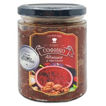 Аджика Софіко з горіхами червона 330г - купити, ціни на Таврія В - фото 1