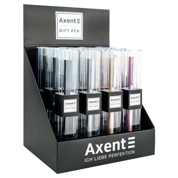 Axent Partner Automatic Blue Ballpoint Pen 0.7mm