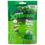 Цукерки жувальні Chewits Xtreme Sour Bites Apple 115г