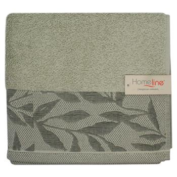 Home Line Flora Pistachio Terry Towel 50x90cm - buy, prices for MegaMarket - photo 1