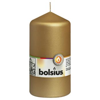 Bolsius Golden Pillar Candle 120/60