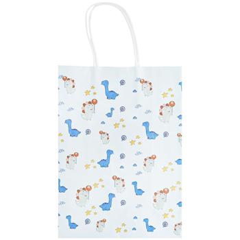 Пакет подарунковий Крафт Динозавр 16х22х8см - купити, ціни на Auchan - фото 2