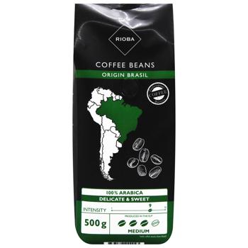 Кава в зернах Rioba Origin Brasil 500г - купити, ціни на - фото 3
