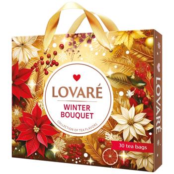 Набор чая Lovare Bouquet 52,5г 30шт в ассортименте - купить, цены на КОСМОС - фото 3