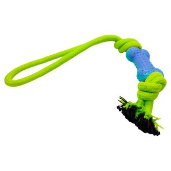 Bone with Rope Toy for Dogs 35cm - buy, prices for - photo 3