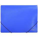 Norma Blue Folder with Elastic Bands A4
