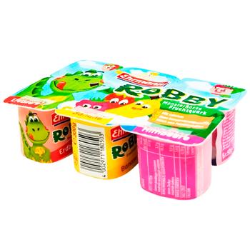 Десерт Robby Monster Backe Клубника банан малина 2,5% 300г - купить, цены на Auchan - фото 1