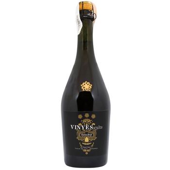 Вино игристое Vinyes Ocults розовое экстра брют 12% 0,75л