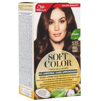 Wella Soft Color Arabica Brown Hair Dye 535 - buy, prices for MegaMarket - photo 2