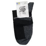Premier Socks Econom Men's Quarter Crew Socks s.25, 27, 29 Black