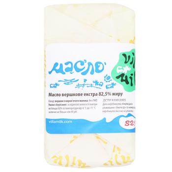 Масло Villa Milk Екстра вершкове 82,5% - купити, ціни на КОСМОС - фото 1