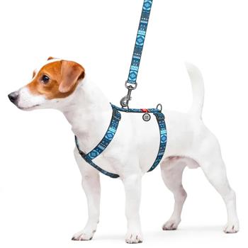 Waudog Nylon H-Shaped Harness for Dogs with QR Passport 40-70cm/20mm with Nasa Design - buy, prices for MasterZoo - photo 2