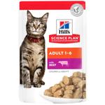 Вологий корм для котів Hill's Science Plan Adult 1-6 pouch 85 г - яловичина