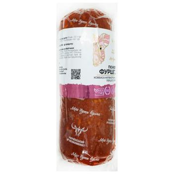 Колбаса Український м'ясокомбінат Фуршетная Пионер полукопченая первый сорт - купить, цены на Чудо Маркет - фото 1