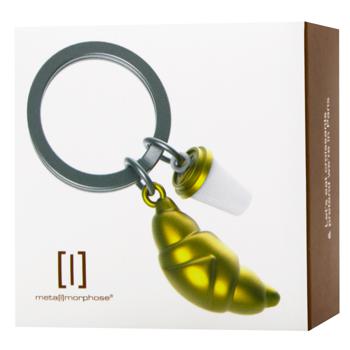 Metalmorphose Croissant & Coffee Cup Key Ring - buy, prices for WINETIME - photo 1