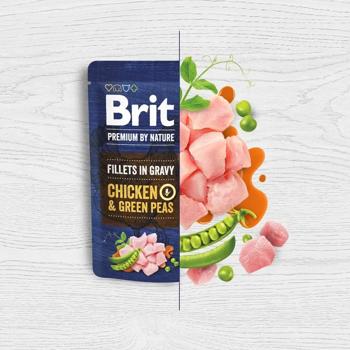 Brit Premium Fillets in Gravy Multipack вологий корм для собак 85 г х 12 шт - асорті - купить, цены на MasterZoo - фото 5