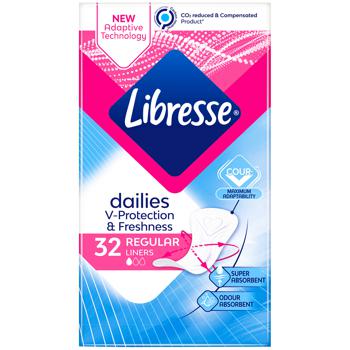 Libresse Dailies Fresh&Protect Regular Daily Pads 32pcs - buy, prices for METRO - photo 2