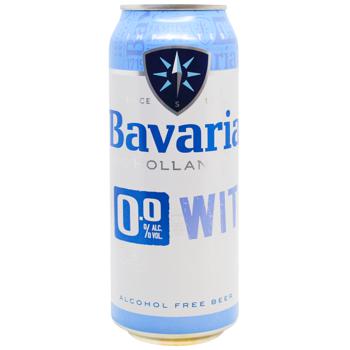 Bavaria Wheat Non-Alcoholic Beer 0.5l - buy, prices for AlcoHub - photo 1