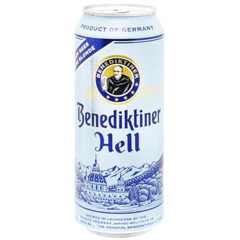 Пиво Benediktiner Hell 5% 0,5л