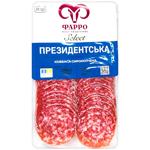 Farro President Sliced Raw Smoked Sausage High Grade 80g