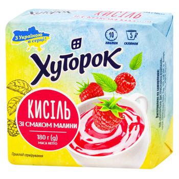 Khutorok Raspberry Flavored Kissel 180g - buy, prices for NOVUS - photo 1