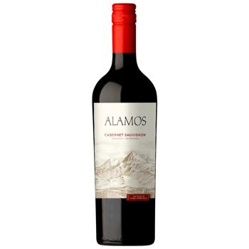 Вино Alamos Cabernet Sauvignon красное сухое 13.5% 0,75л - купить, цены на Cупермаркет "Харьков" - фото 1