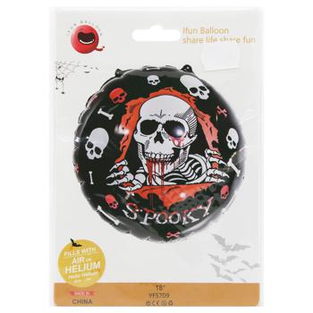 Halloween Skull Foil Ball 45 cm - buy, prices for MegaMarket - photo 1