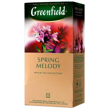 Чай черный Greenfield Spring Melody 1,5г*25шт - купить, цены на Идеал - фото 1