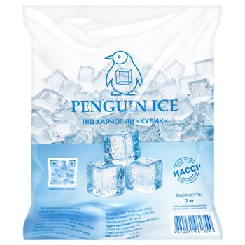 Лід харчовий Penguin Кубик 2кг - купити, ціни на КОСМОС - фото 1