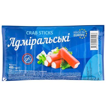Крабові палички Адміральські заморожені 400г - купити, ціни на Епіцентр FOOD - фото 1