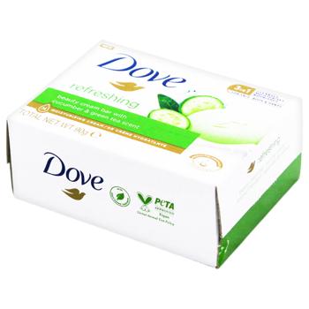 Крем-мыло твердое Dove Прикосновение свежести 90г - купить, цены на Идеал - фото 4