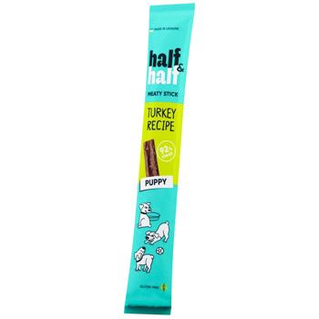 Лакомство для щенков Half&Half Meaty Stick палочка с индейкой 12г - купить, цены на - фото 1