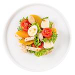 Salad with Turkey and Peach