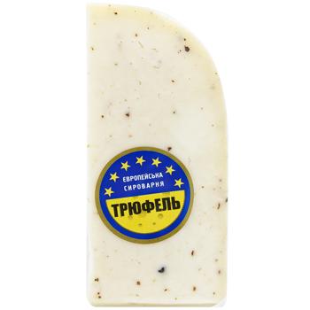 European Cheese Factory Gouda Cheese with Black Truffle 55% by Weight - buy, prices for Auchan - photo 2