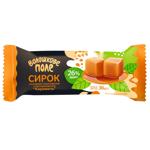 Voloshkove Pole Glazed Curd Snack with Caramel Filling 26% 36g