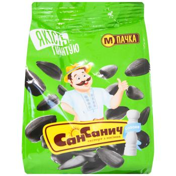Насіння соняшника Сан Санич смажене солоне 100г - купити, ціни на КОСМОС - фото 3