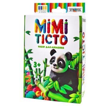Набор для лепки Strateg Мими тесто Панда - купить, цены на КОСМОС - фото 3