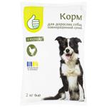 Auchan Dry Food with Chicken for Adult Dogs 2kg