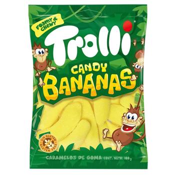 Конфеты Trolli Бананы жевательные 100г