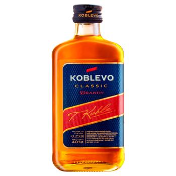 Koblevo Classic Brandy 40% 250ml - buy, prices for AlcoHub - photo 1