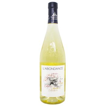 Вино L'abondance біле сухе 12% 0,75л