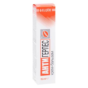 Elixir Antiherpes Cream-balm 15ml - buy, prices for Auchan - photo 3