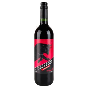 Toro Rojo Red Dry Semi-sweet Wine 11% 0.75l