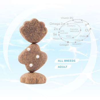 Optimeal Beauty Podium Dry Food with Seafood for Hair and Teeth Care of Adult Dogs of All Breeds 4kg - buy, prices for - photo 3