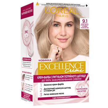 L`Oreal Paris Excel 9.1 Cream dye very light brown, ashy - buy, prices for METRO - photo 1